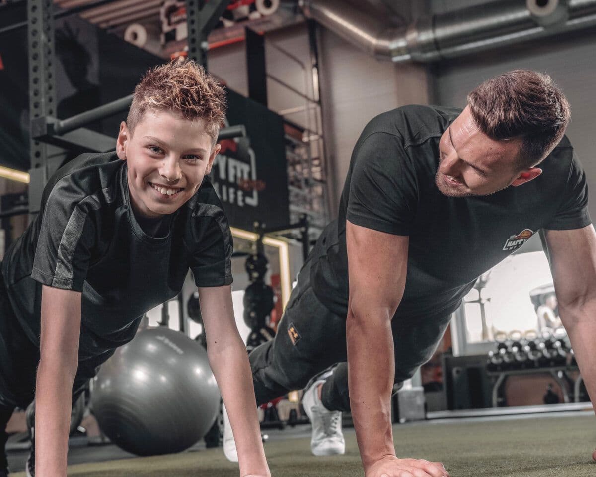 Training von Jugendlichem