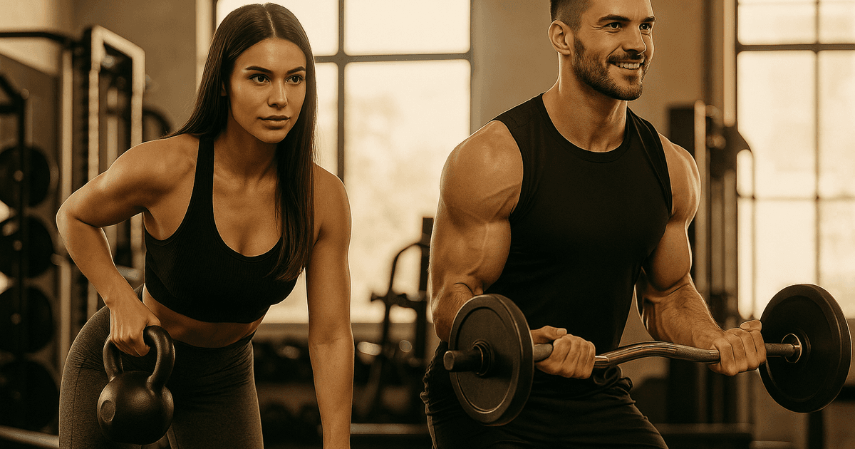 Paar beim Training HappyFit