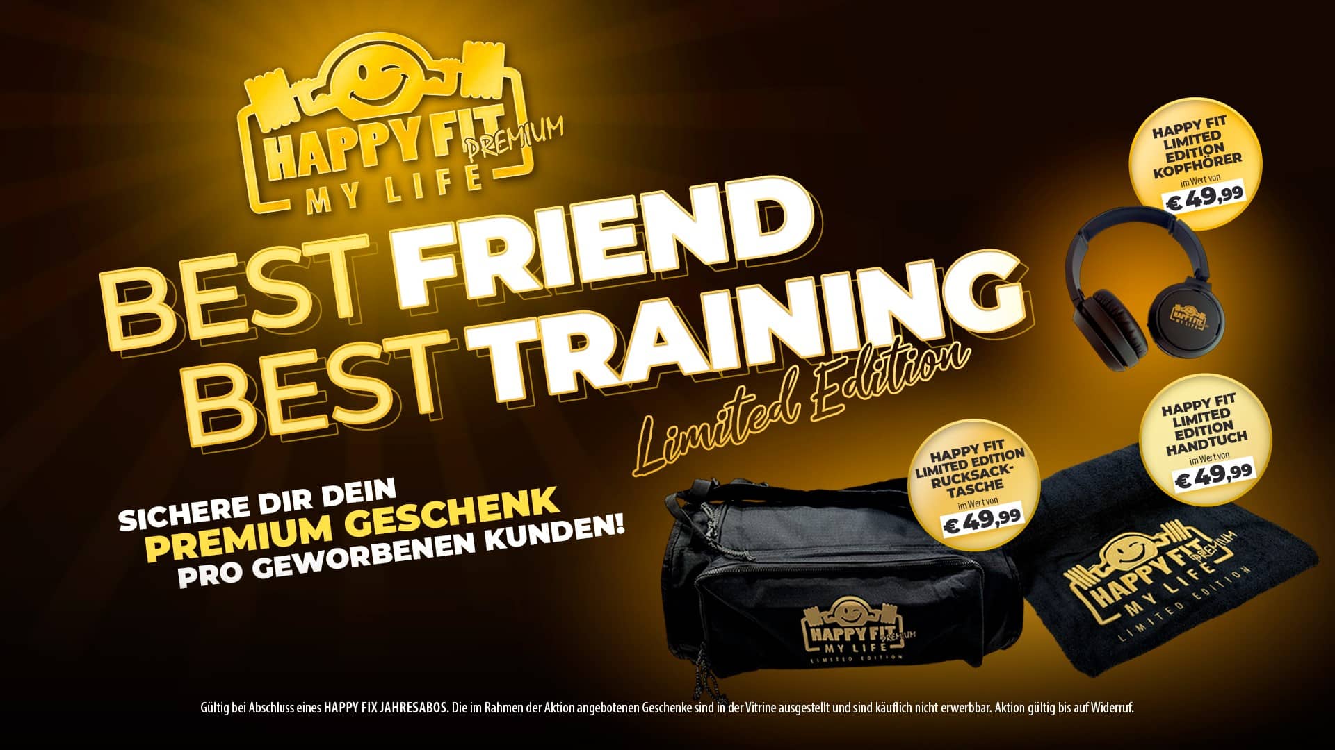 BEST FRIEND BEST TRAINING PREMIUMGESCHENKE