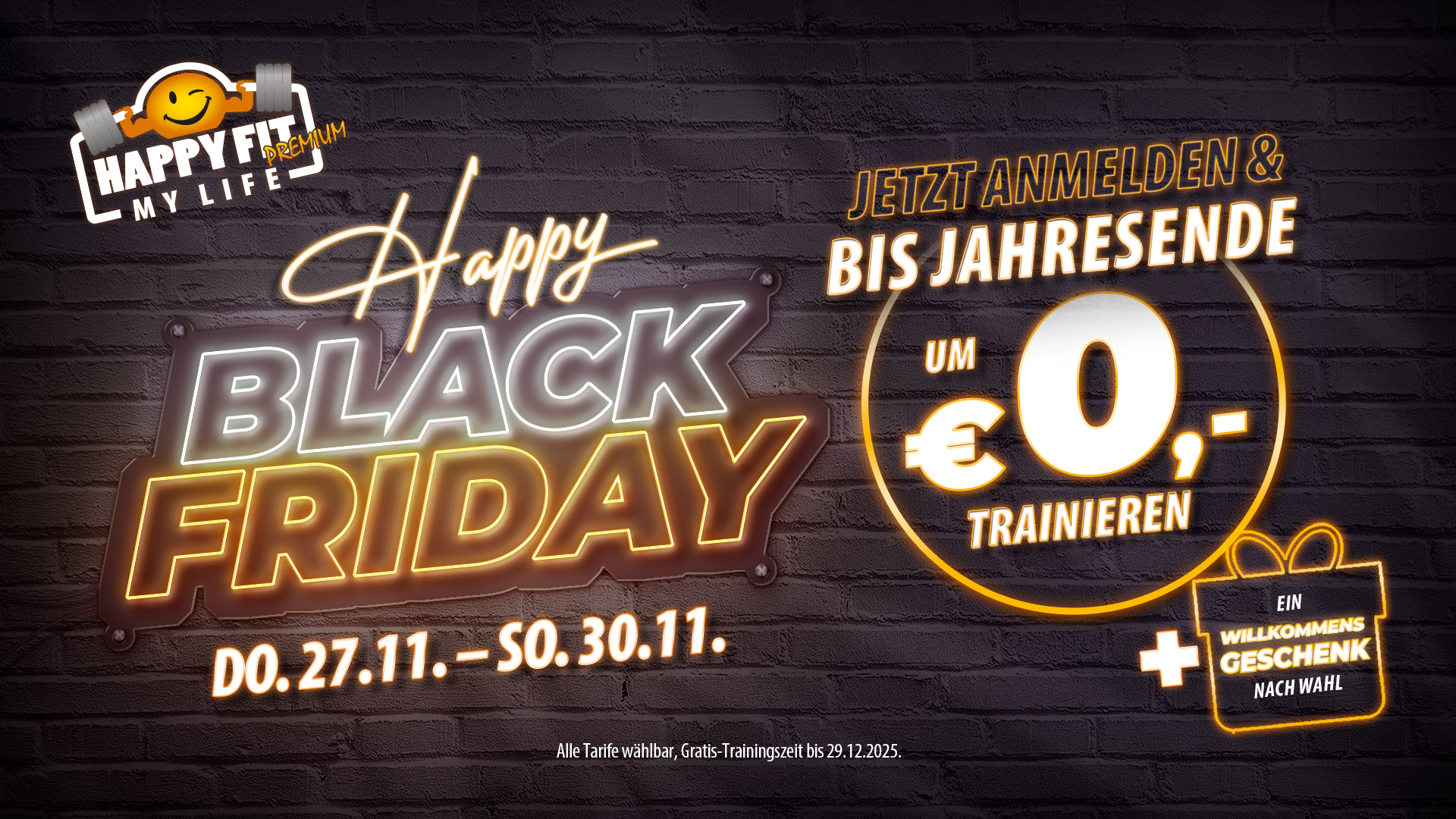 Black Friday bei HappyFit