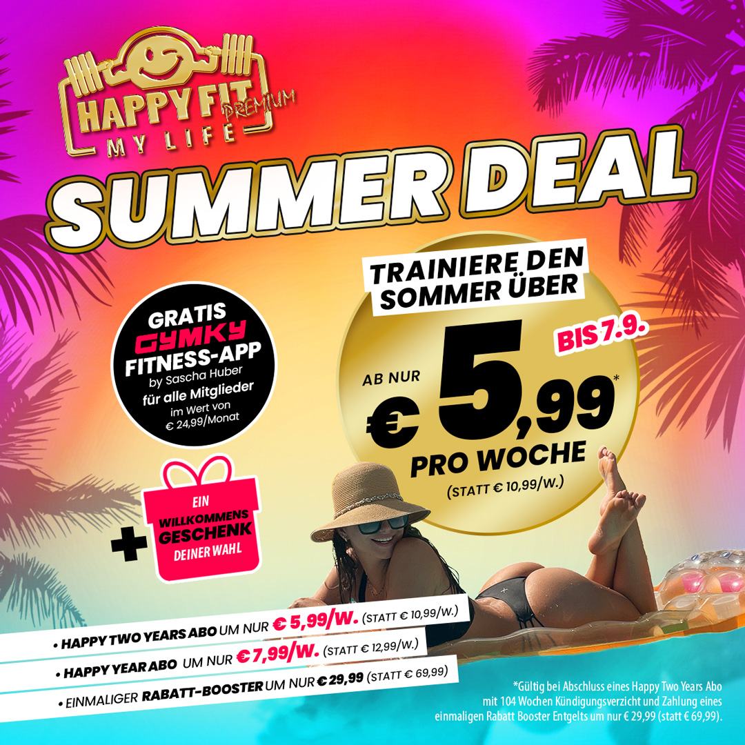 HappyFit Sommeraktion 