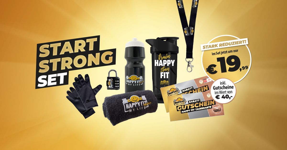 START STRONG SET HAPPY FIT
