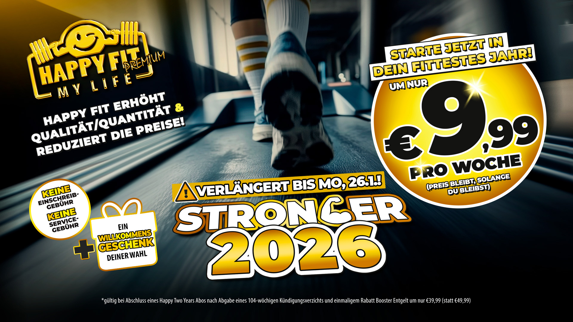 Stronger Aktion HappyFit verlängert