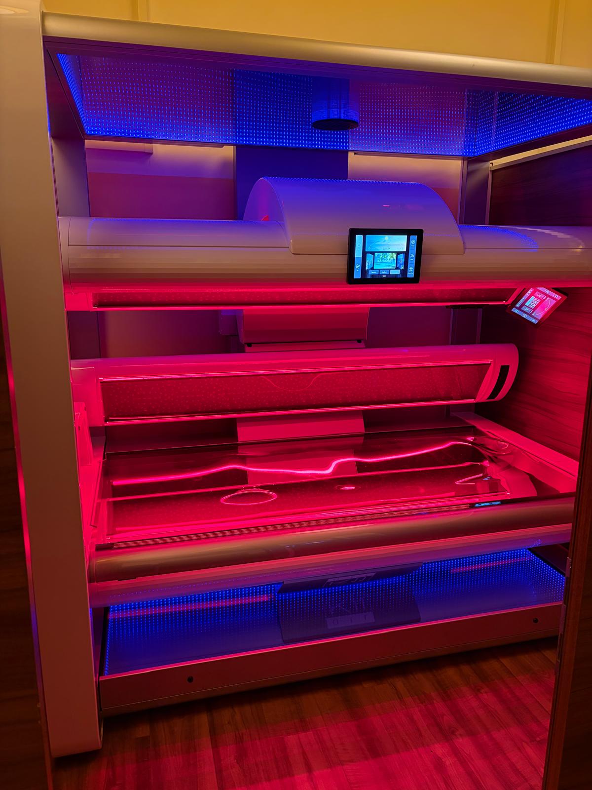 neues LED SOLARIUM HAPPYFIT LEONDING